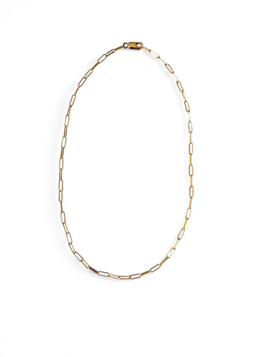 Classic oval link chain small