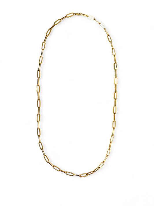 Classic oval link chain medium